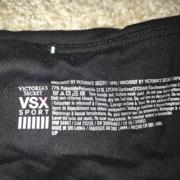 VICTORIAS  SECRET LEGGINGS - Picture 3 of 4